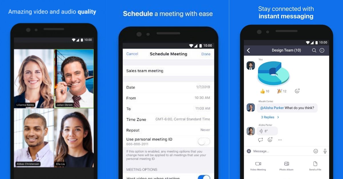 download zoom meeting android
